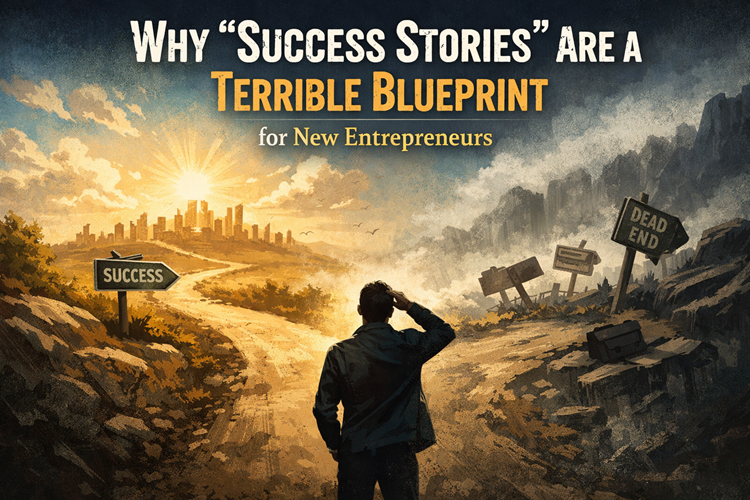 Why “Success Stories” Are a Terrible Blueprint for New Entrepreneurs