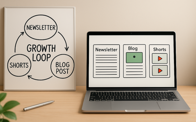 Build a Growth Loop in 30 Days: Newsletter × SEO × Shorts