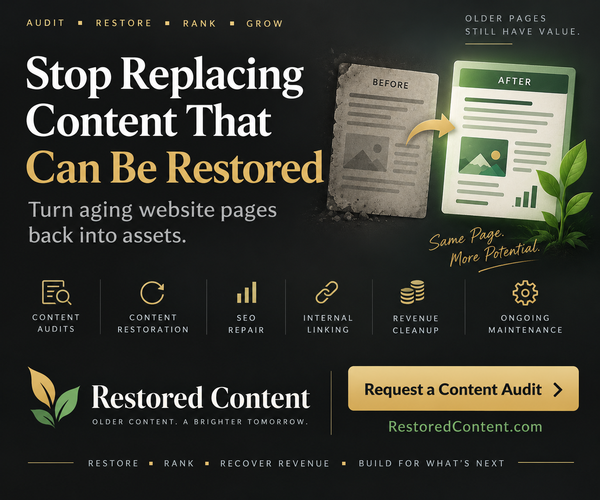 Restored Content - Stop Replacing Content That Can Be Restored