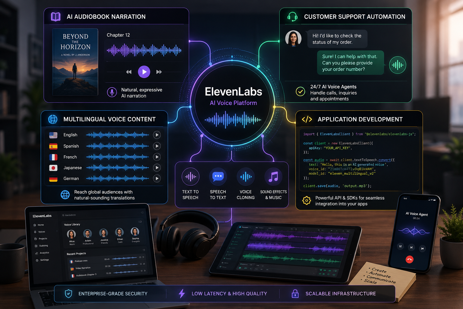 ElevenLabs AI Tools: Complete Guides for Creators, Authors, Businesses, and Developers